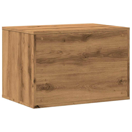 Skåp för kattlåda ek 60x40x40 cm konstruerat trä