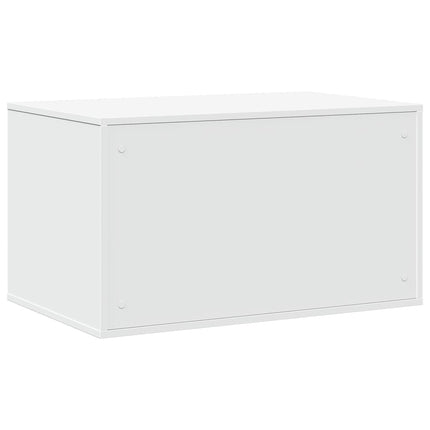 Skåp för kattlåda vit 80x50x45 cm konstruerat trä