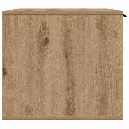 Skåp för kattlåda ek 80x50x45 cm konstruerat trä