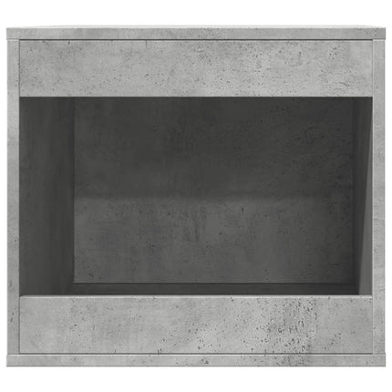 Skåp för kattlåda betonggrå 47x59x42 cm konstruerat trä