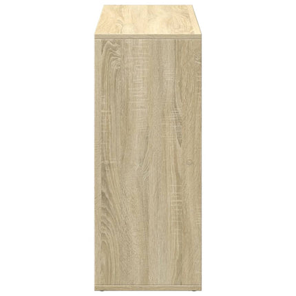 Bokhylla/Rumsavdelare sonoma-ek 69,5x29x69,5 cm konstruerat trä