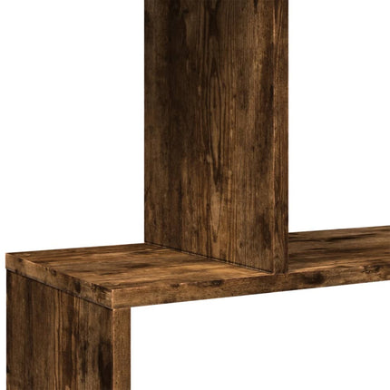 Bokhylla/Rumsavdelare 6 hyllplan 70x24x193 cm konstruerat trä
