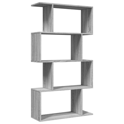 Bokhylla/Rumsavdelare 4 hyllplan 70x24x129 cm konstruerat trä
