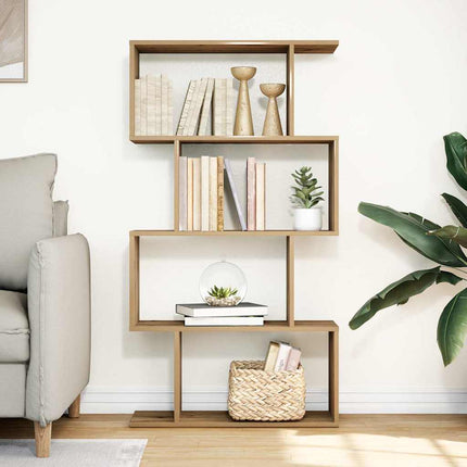 Bokhylla/Rumsavdelare 4 hyllplan ek 70x24x129cm konstruerat trä