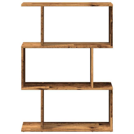 Bokhylla/Rumsavdelare 3 hyllor 70x24x97 cm konstruerat trä