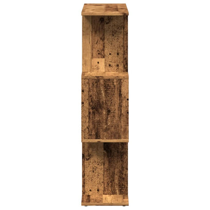 Bokhylla/Rumsavdelare 3 hyllor 70x24x97 cm konstruerat trä