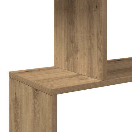 Bokhylla/Rumsavdelare 3 hyllor ek 70x24x97 cm konstruerat trä