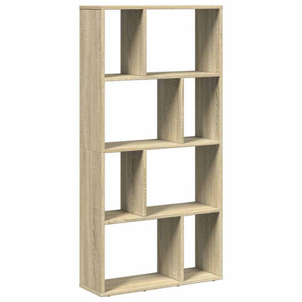 Bokhylla sonoma-ek 60x20x120,5 cm konstruerat trä