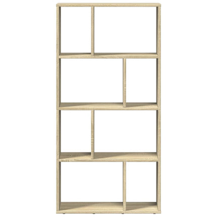 Bokhylla sonoma-ek 60x20x120,5 cm konstruerat trä