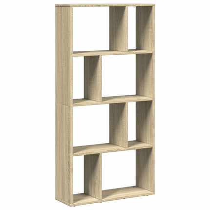 Bokhylla sonoma-ek 60x20x120,5 cm konstruerat trä