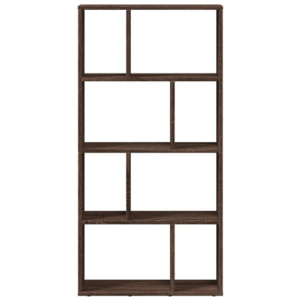 Bokhylla brun ek 60x20x120,5 cm konstruerat trä