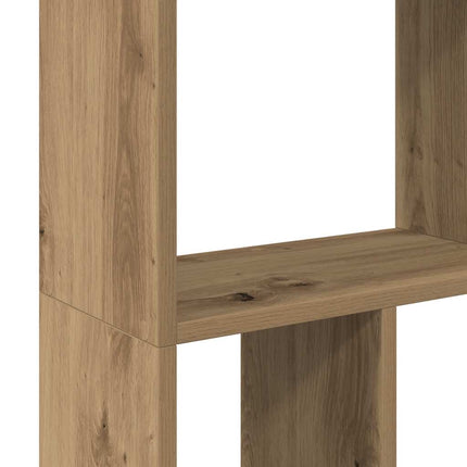 Bokhylla ek 60x20x120,5 cm konstruerat trä