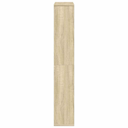 Bokhylla sonoma-ek 72x20x120,5 cm konstruerat trä