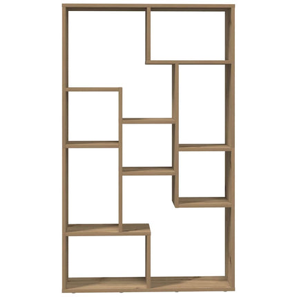 Bokhylla ek 72x20x120,5 cm konstruerat trä