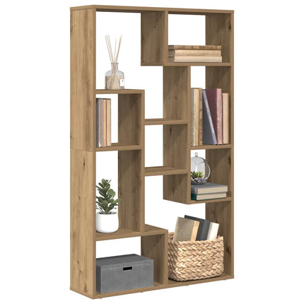Bokhylla ek 72x20x120,5 cm konstruerat trä