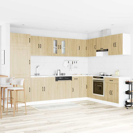 Köksskåp Kalmar Sonoma-ek 80 x 46 x 81,5 cm Konstruerat trä