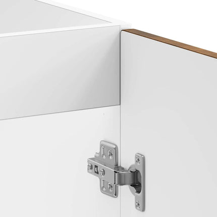 Köksskåp Kalmar 2 pcs Brun 80 x 46 x 81.5 cm Konstruerat trä