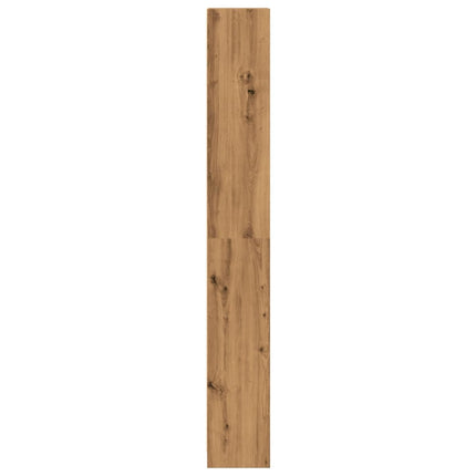 Bokhylla hantverksmässig ek 40x24x176 cm konstruerat trä