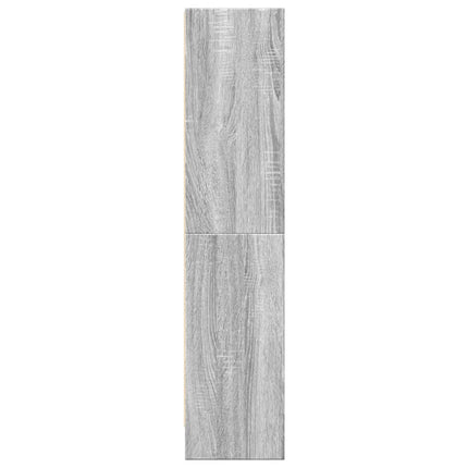 Bokhylla grå sonoma 60x24x109 cm konstruerat trä