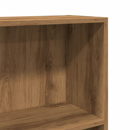 Bokhylla ek 60x24x109 cm konstruerat trä