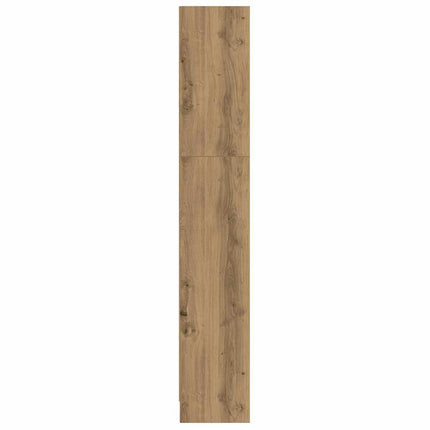 Bokhylla ek 60x24x143 cm konstruerat trä