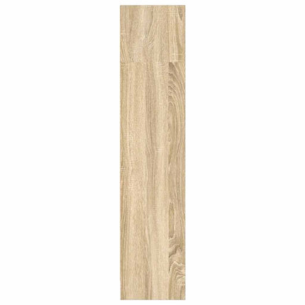 Bokhylla sonoma-ek 80x24x109 cm konstruerat trä