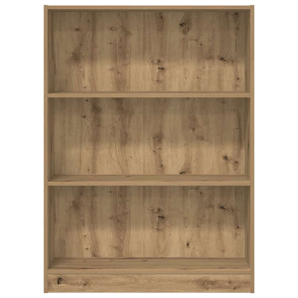 Bokhylla ek 80x24x109 cm konstruerat trä
