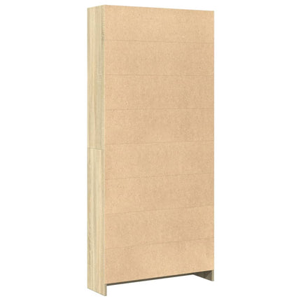Bokhylla Sonoma Ek 80x24x176 cm Konstruerat trä