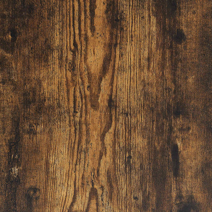 Bokhylla rökfärgad ek 40x30x77 cm konstruerat trä