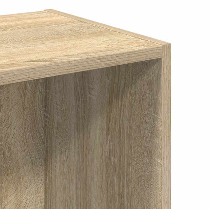 Bokhylla sonoma-ek 40x30x152 cm konstruerat trä