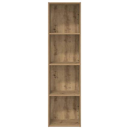 Bokhylla ek 40x30x152 cm konstruerat trä