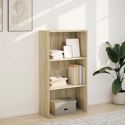 Bokhylla sonoma-ek 60x30x114 cm konstruerat trä