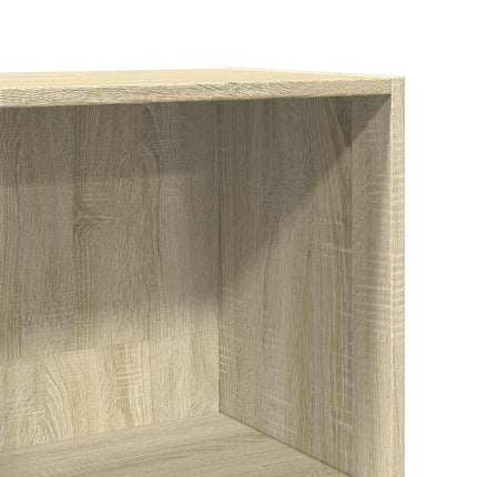 Bokhylla sonoma-ek 60x30x114 cm konstruerat trä
