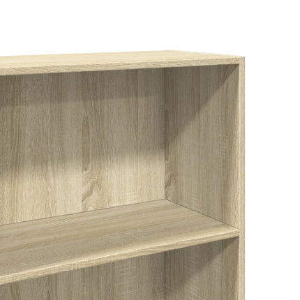 Bokhylla sonoma-ek 60x30x152 cm konstruerat trä