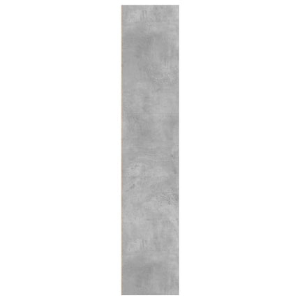 Bokhylla betonggrå 60x30x152 cm konstruerat trä