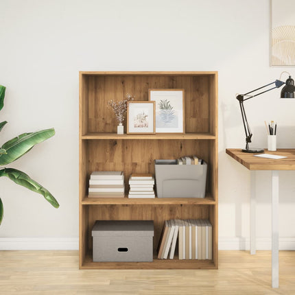 Bokhylla ek 80x30x114 cm konstruerat trä