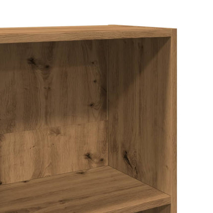 Bokhylla ek 80x30x114 cm konstruerat trä