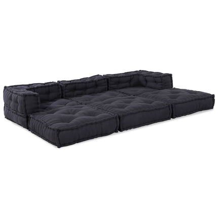 Modulsofa enhet 3 pcs Antracit Tyg