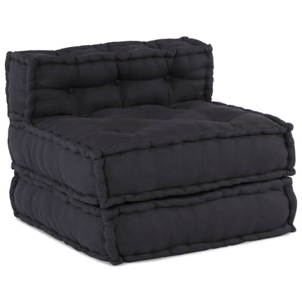 Modulsofa enhet 3 pcs Antracit Tyg