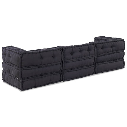 Modulsofa enhet 3 pcs Antracit Tyg