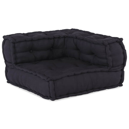Modulsofa enhet 4 pcs Antracit Tyg