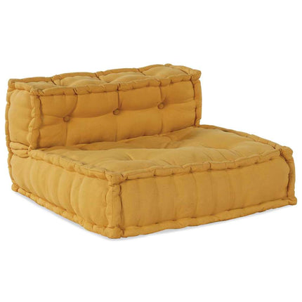 Modulsofa enhet 4 pcs Gul Tyg