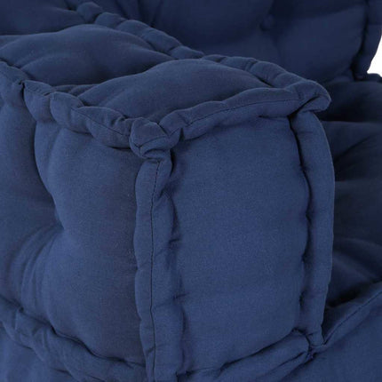 Modulsofa enhet 2 pcs Indigo 140 x 70 x 56 cm Tyg