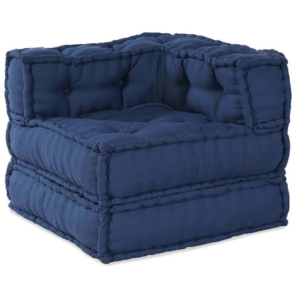 Modulsofa enhet 2 pcs Indigo 140 x 70 x 56 cm Tyg
