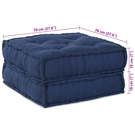 Modulsofa enhet 2 pcs Indigo 140 x 70 x 36 cm Tyg