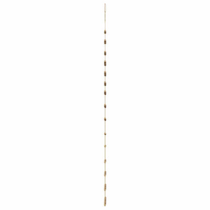 Hängande julgran med toppstjärna 100x210 cm naturlig gren