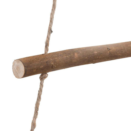 Hängande julgran med toppstjärna 100x210 cm naturlig gren