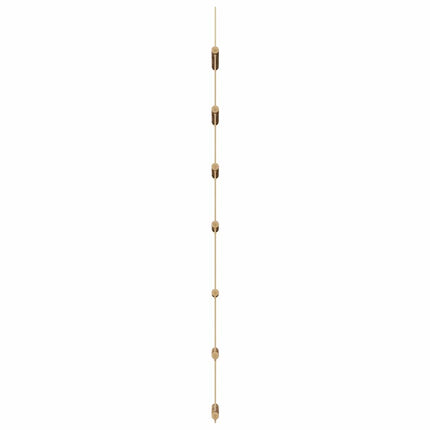 Väggdekorationer stegformade 2 st 30x100 cm naturlig gren