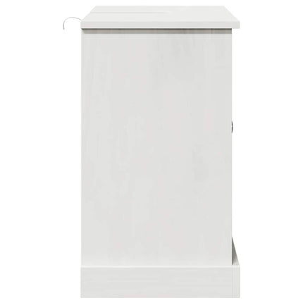 Diskbänksskåp VIGO Vit och antikvit 68 x 34 x 59 cm Massiv furu