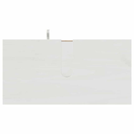 Diskbänksskåp VIGO Vit och antikvit 68 x 34 x 59 cm Massiv furu